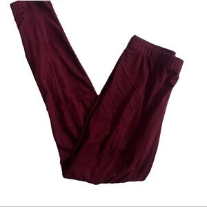 Forever 21 Faux Suede Women’s Leggings M Moto Biker Holiday Party Festive Cozy